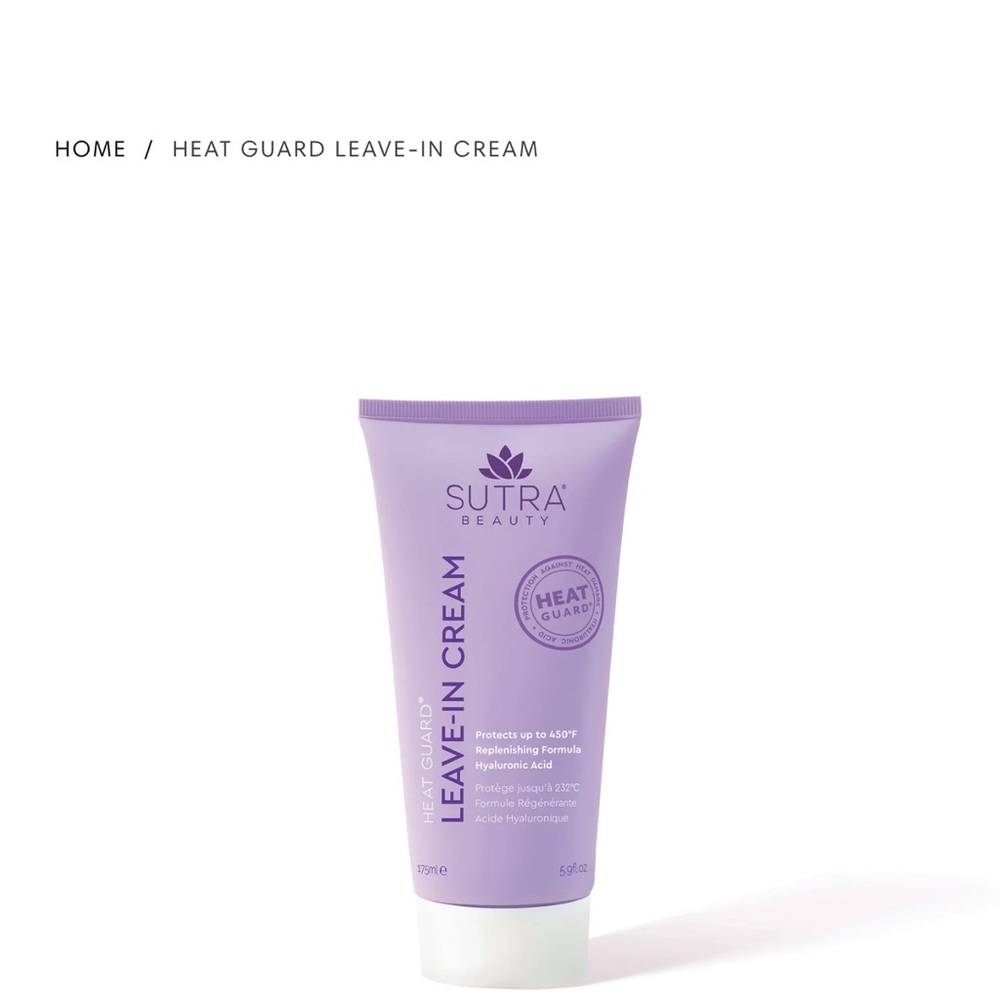 Sutra Beauty Purple Heat Guard Leave-In Cream